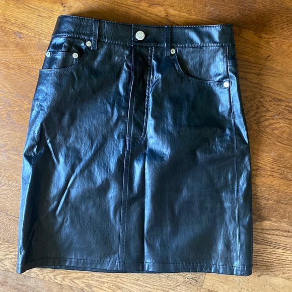 Hermit Lang lamb leather skirt - Picture 2 of 9